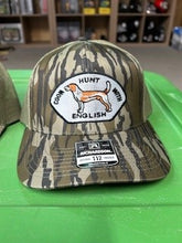 Load image into Gallery viewer, Bottomland Camo Hat, Hunt with Breed of Choice Patch
