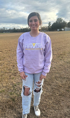 Havoc Hunting Supply Comfort Color Sweatshirt-Purple