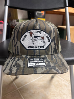 Bottomland Camo Hat, Hunt with Breed of Choice Patch