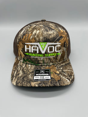 Havoc Hat- Realtree Edge with Brown Netting