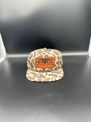 Brown Marsh Camo Rope Havoc Pat Hat