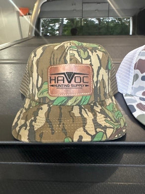 Bottomland Green Leaf Camo Havoc Patch Hat