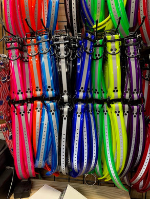 Black Metal Name Tag with Black Hardware Collar (1.5 in Wide)