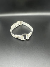 Load image into Gallery viewer, Black Name Tag 19" Solid Dayglo Collar with D-Ring and Center Ring - 1" Wide