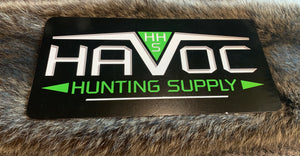 Havoc Hunting Supply Licenses Plate