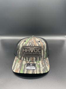 Havoc Hat- Leather Patch Original Realtree/Black Netting