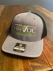 Havoc Hat- Grey with Black Netting