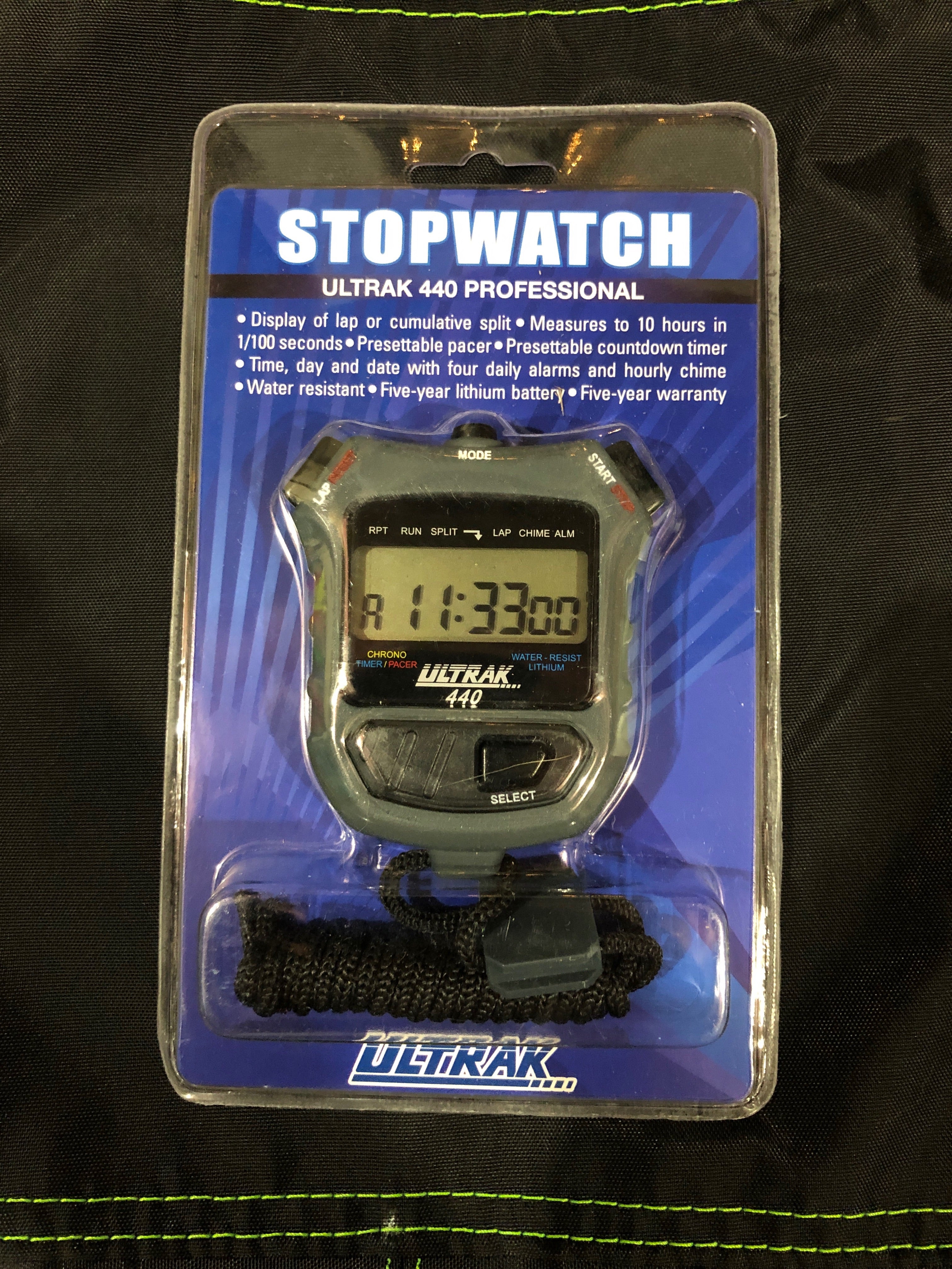 Ultrak T4 Jumbo Display Dual Timer/Clock - Black, Easy-to-Read